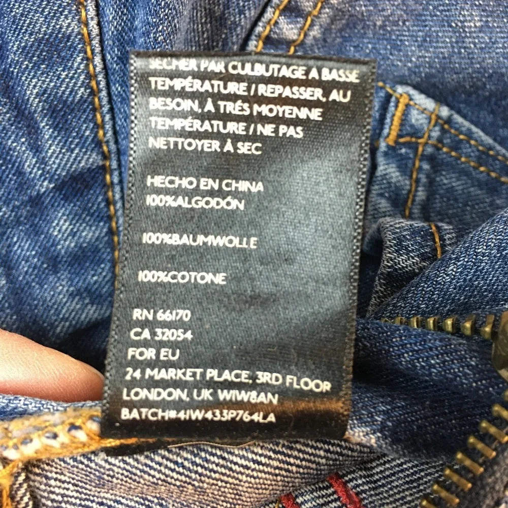 Y2K BDG High Waist‎ Lace Up Jeans Denim Shorts Cut-Off Grunge Preppy Women's 28